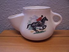 Vintage Ceramic Shaving Mug with picture of Hunt Horse Rider