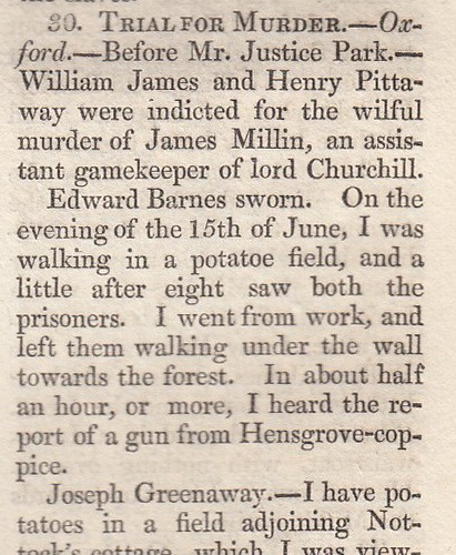 Murder trial william james - james, &
