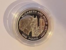 1997 Guernsey Silver Proof £1