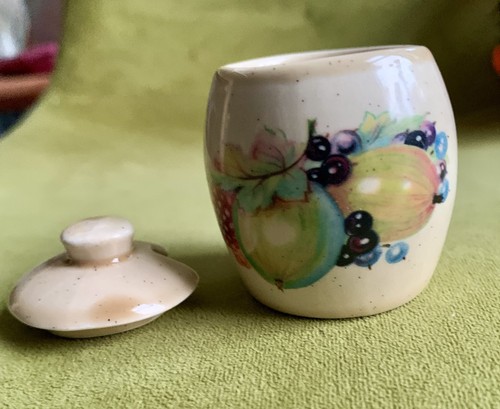 Fontmell potteries mustard pot - fontmell,