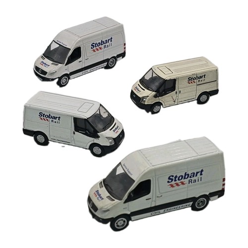 Oxford diecast stobart rail - 4x,