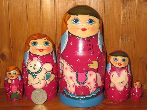 Boys matryoshka horse - horse, teddy