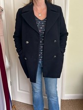 Superdry Women’s Wool Blend Pea Coat Jacket Size S - Paris New York London