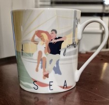 John Lewis Fine China Mug OUT AT SEA  microwave and dishwasher safe