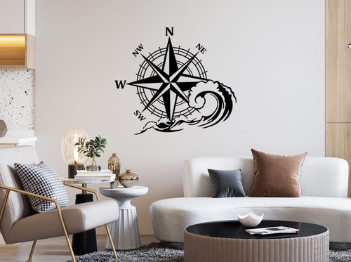 Wind rose wall sticker car - wind,