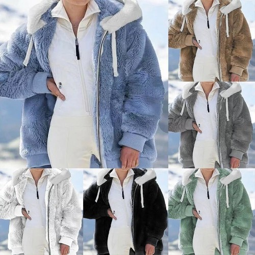 Women warm top fluffy - top, coat