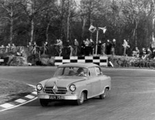 Borgward Bill Blydenstein At Brands Hatch Motor Racing Old Photo