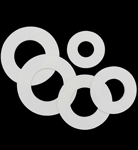 2mm thick white ptfe flat - white,