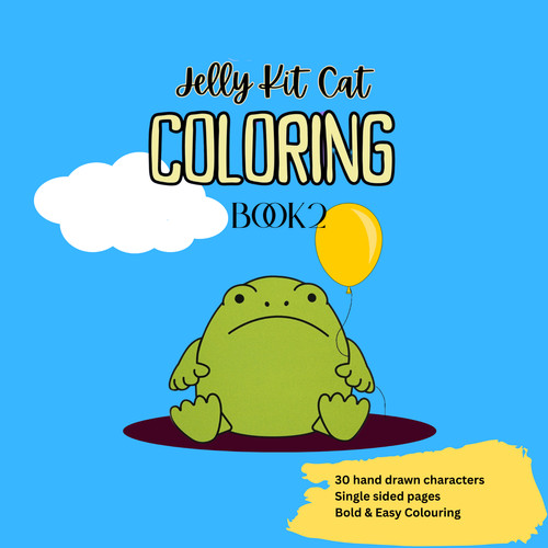 Jellycat colouring book - colouring,