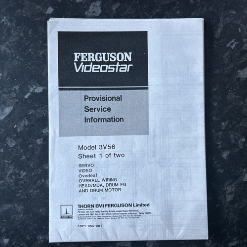 Ferguson videostar 3v56 - ferguson,