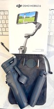 DJI Osmo Mobile 6 Gimbal Stabilizer (Slate Grey) + Magnetic Clamp + Mini Tripod 