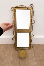 Vintage gold finish metal - vintage, wall
