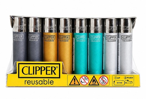 Rare metallic clipper lighters - clipper,