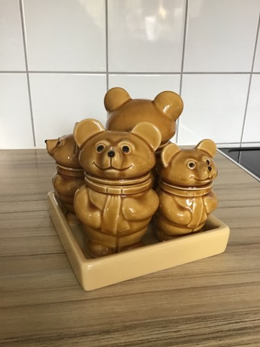 Vintage bears ceramic - x,