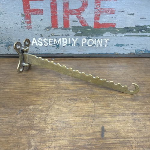 Victorian brass fireside - brass, pan