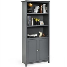 Wooden Tall Bookcase 3-Tier
