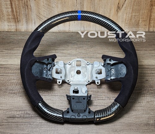 Genuine carbon alcantara suede - carbon,