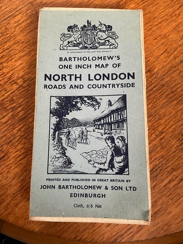 Bartholomews map north - bartholomews,