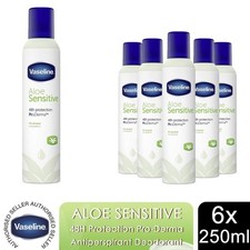 Vaseline ProDerma Aloe Sensitive Anti Perspirant Deodorant For Women 250ml, 6pk