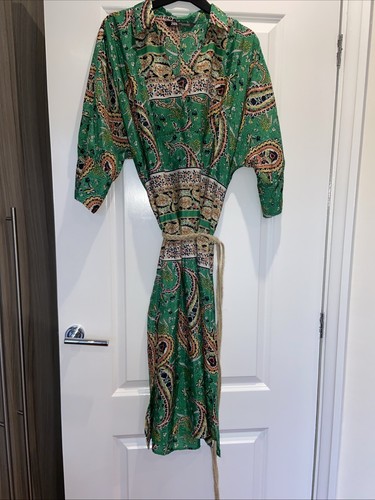 Zara paisley kaftan - dress, m