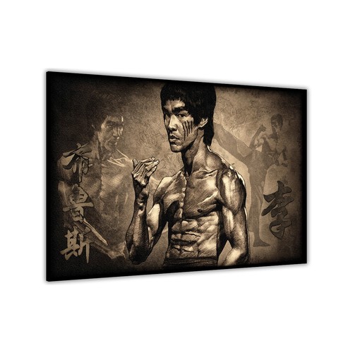 Bruce lee sketch canvas - bruce,