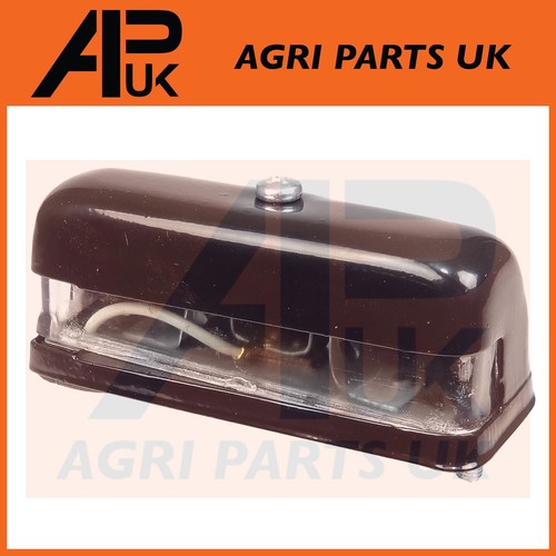 Metal number plate light - number,