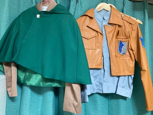 Attack titan cosplay cloak - titan,