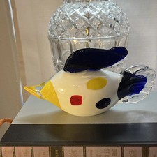Vintage Leonardo Glass Fish