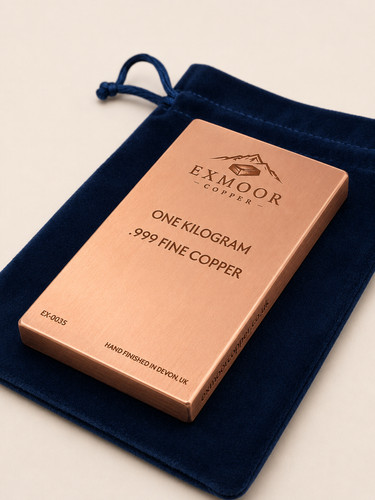 1kg copper bullion - 1kg, bar