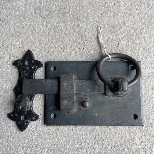 Iron gate latch - iron,