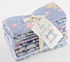 Tilda Scrap Bundle of 10 Fat Quarters - 20 x 22" (50 x 55cm) - Blue - Lot 4217
