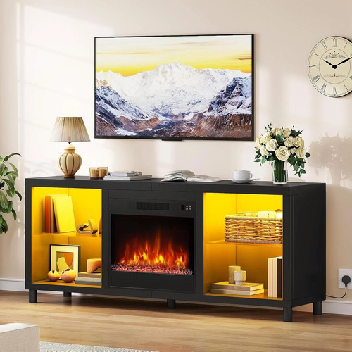 Electric fireplace insert - electric, tv