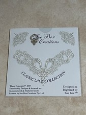 Sue Box Creations Classic Lace Collection Embroidery Design Multi Format CD Set