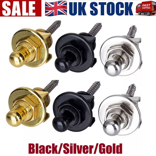 2pcs guitar strap locks - 2pcs,