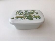 Vintage Figgjo Flint Butter Dish Lotte Turi  Market Design Norway 1970s
