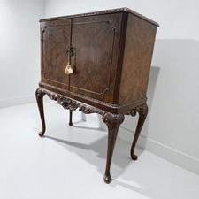 Antique Burr Walnut Cocktail