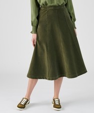 Cord Skirt Damart Women Small