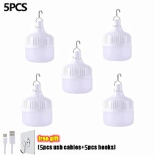 2x Super Bright LED Lantern Camping Light Tent Lamp USB Rechargeable Night Light