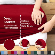 40cm Mattress Fitted Sheet