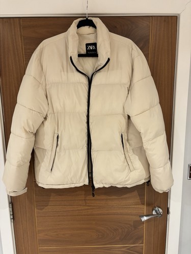 Zara men cream - warm, puffer