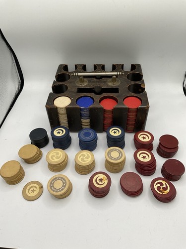Antique clay poker - clay,