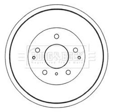 BORG & BECK BBR7162 Brake Drum