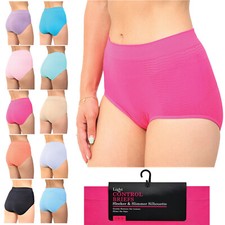 WOMENS BRIEFS LADIES SEAMLESS HIGH WAIST TUMMY CONTROL SLIMMING  SHAPEWEAR PANTS