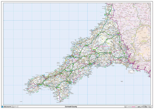 Cornwall ceremonial county - ceremonial,