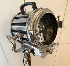 Vintage Mole Richardson 406 Movie Light and Rolling Stand. Film Lamp