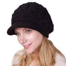 Women Ladies Knitted Beret Hat