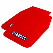 2 x Red Sparco Logo Mudflaps
