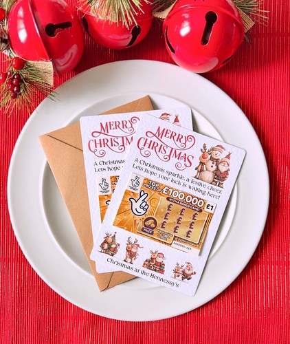 Personalised christmas table - personalised,