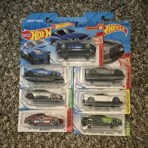 Hot wheels nissan car - nissan, 7-car
