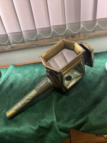 Antique coach lamp bevel - ,